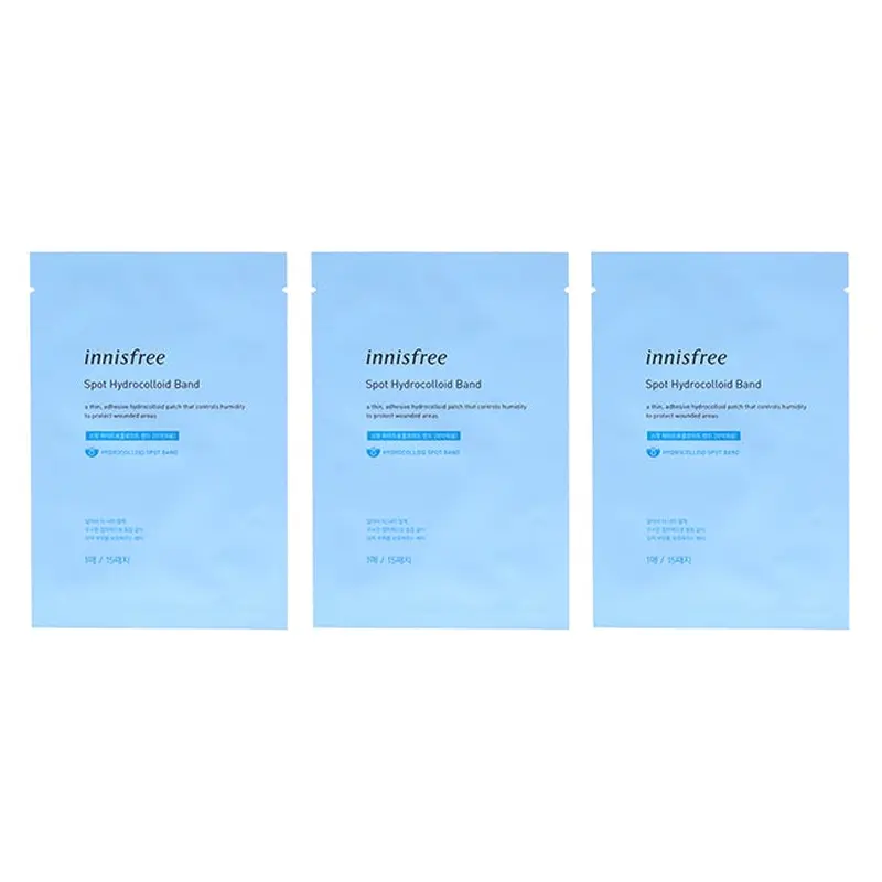 Innisfree Spot Hydrocolloid Band by Innisfree for Unisex - 15 Pc Patches - Pack of 3