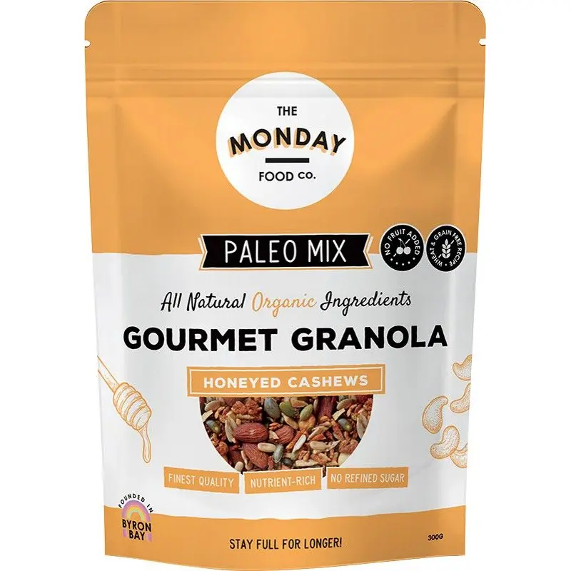 The Monday Food Co. Paleo Granola Honeyed Cashews 300g