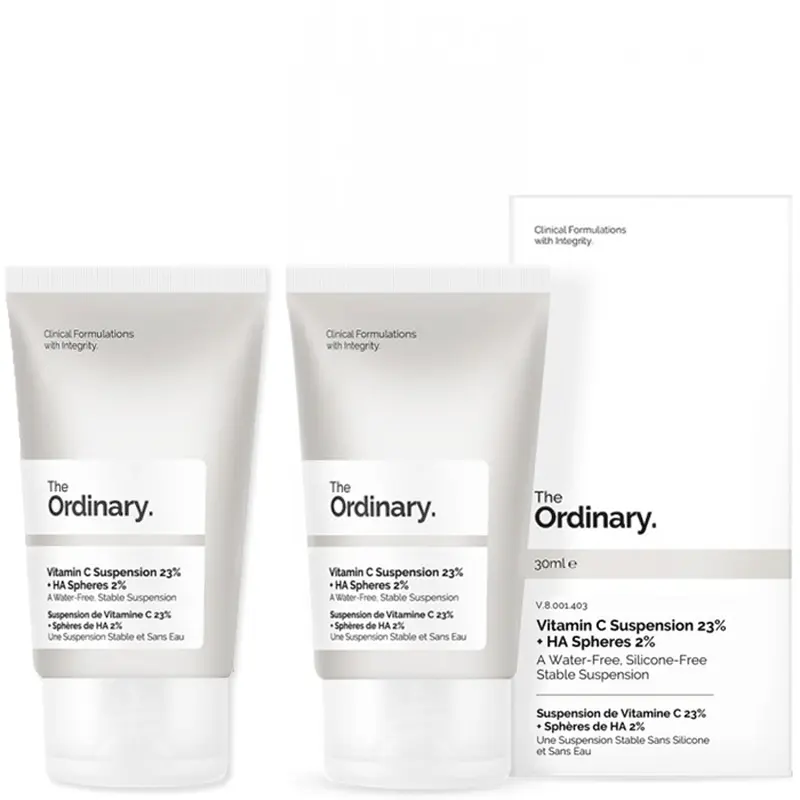The Ordinary Vitamin C Suspension 23% + HA Spheres 2% [Double Pack] 2 x 30ml