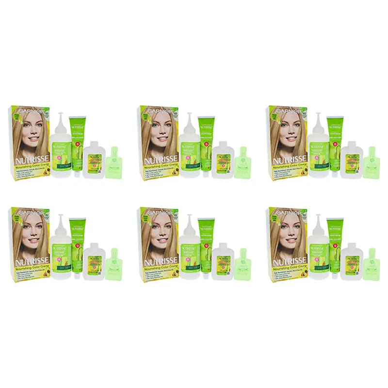 Garnier Nutrisse Nourishing Color Creme - 82 Champagne Blonde by Garnier for Unisex - 1 Application Hair Color - Pack of 6