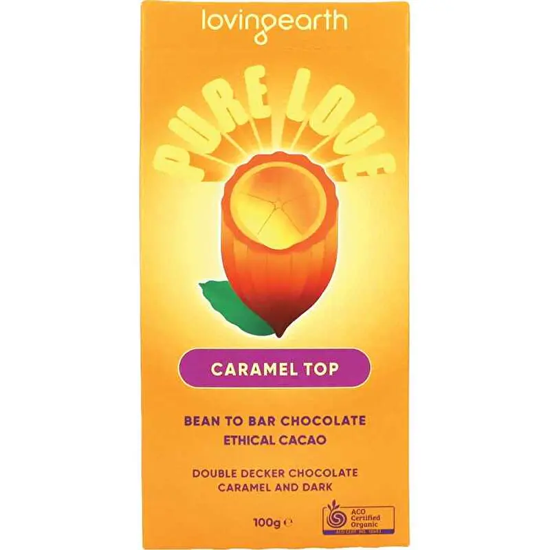 Loving Earth Caramel Top Double Decker Chocolate 11x100g