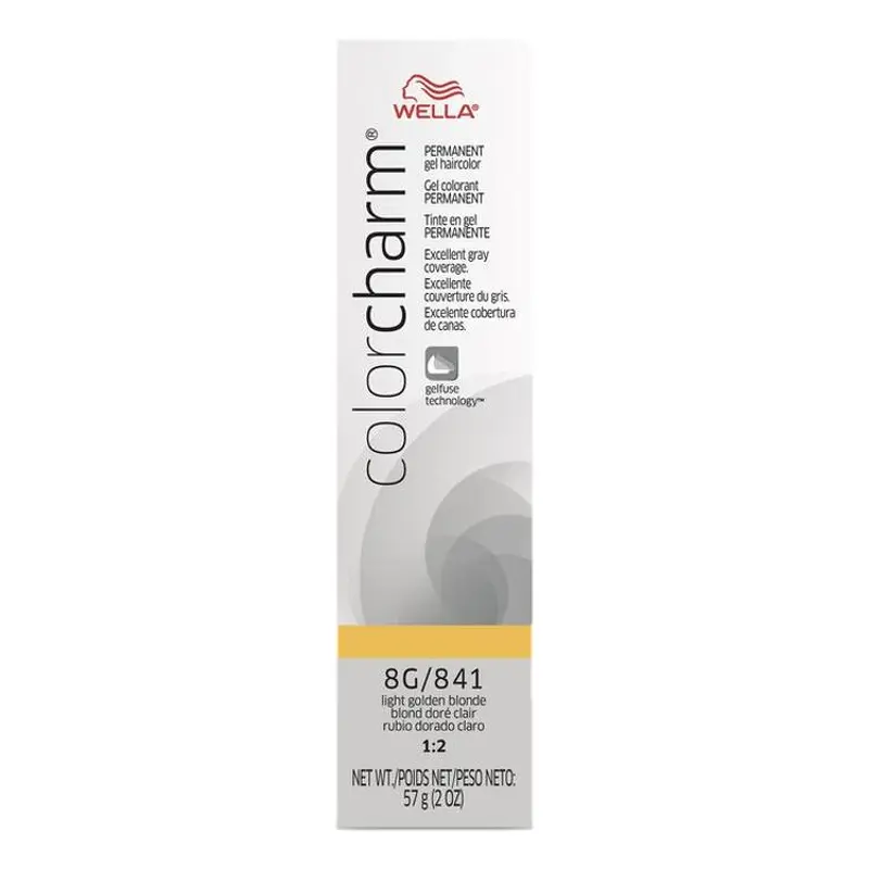 Wella Color Charm Gel Permanent Hair Color - 8G/841 Light Golden Blonde