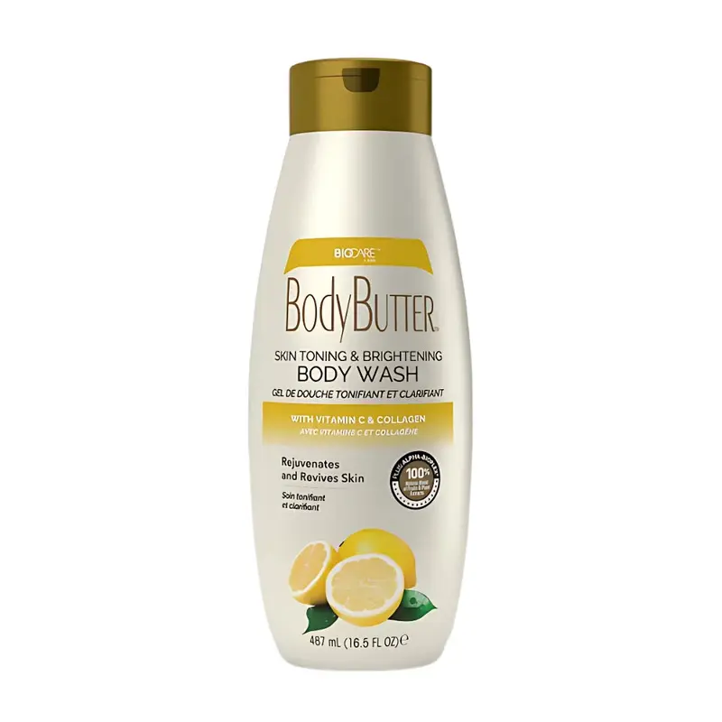 Biocare Body Butter Skin Toning & Brightening with Vitamin C & Collagen Body Wash - 16.5 oz