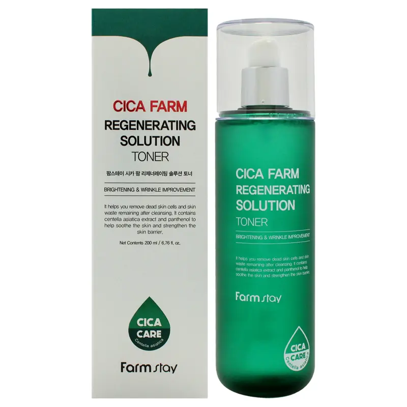 FarmStay Cica Farm Regenerating Solution Toner by FarmStay for Women - 6.76 oz Toner