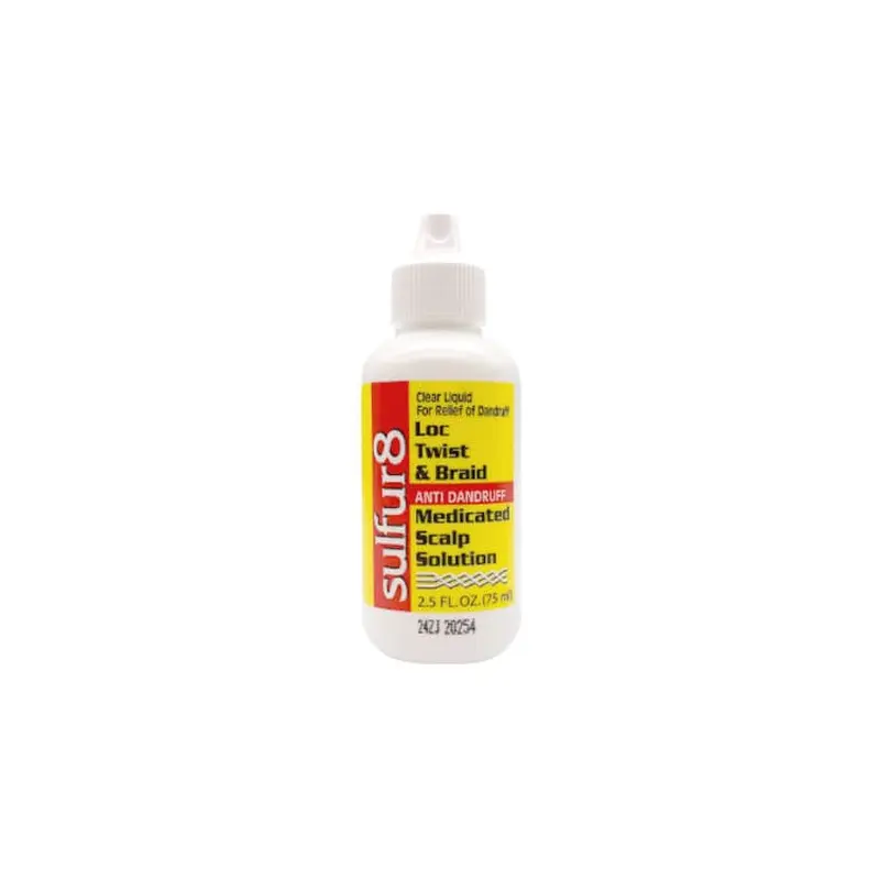 Sulfur8 Loc Twist and Braid Anti Dandruff Medicated Scalp Solution 2.5 oz