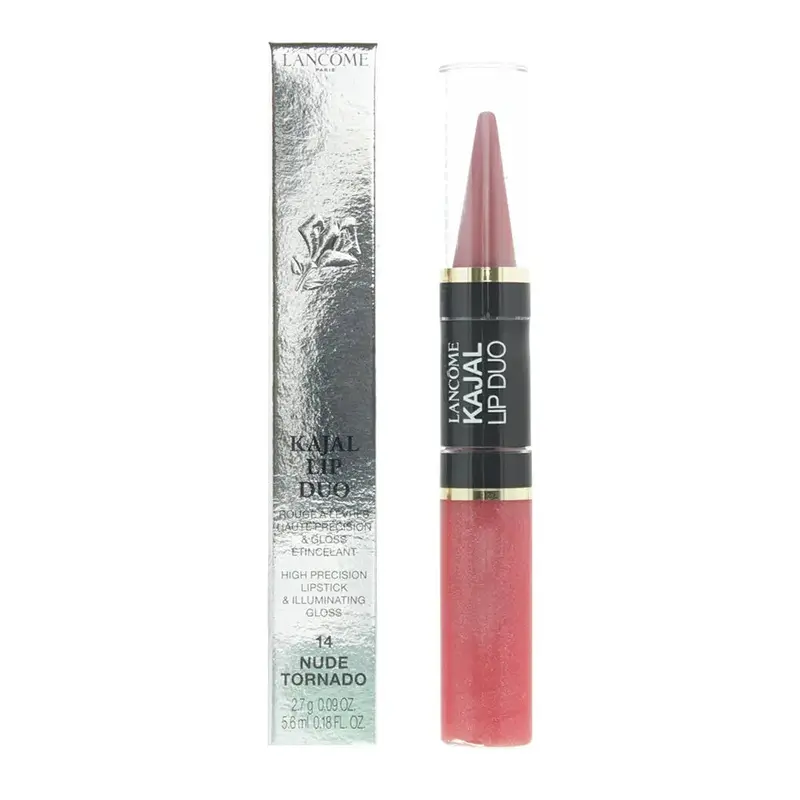 Lancme Lip Kajal Duo 14 Nude Tornado Lipstick 2.7g