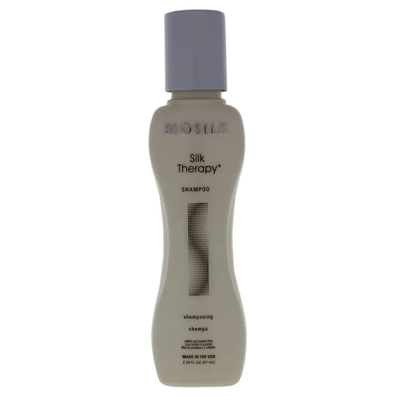 Biosilk Silk Therapy Shampoo - Travel Size by Biosilk for Unisex - 2.26 oz Shampoo