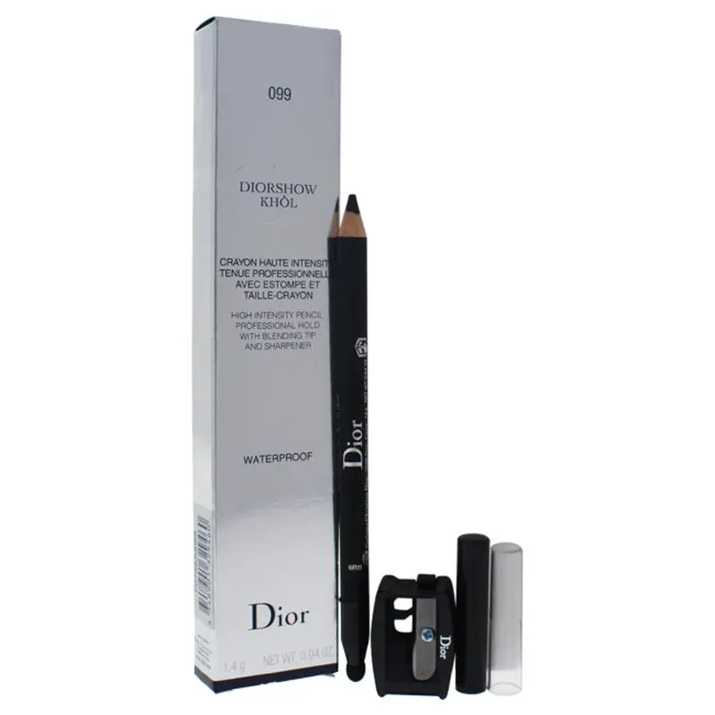 Christian Dior Diorshow Khol High Intensity Pencil Waterproof - # 099 Black Khol by Christian Dior for Women - 0.04 oz Eyeliner