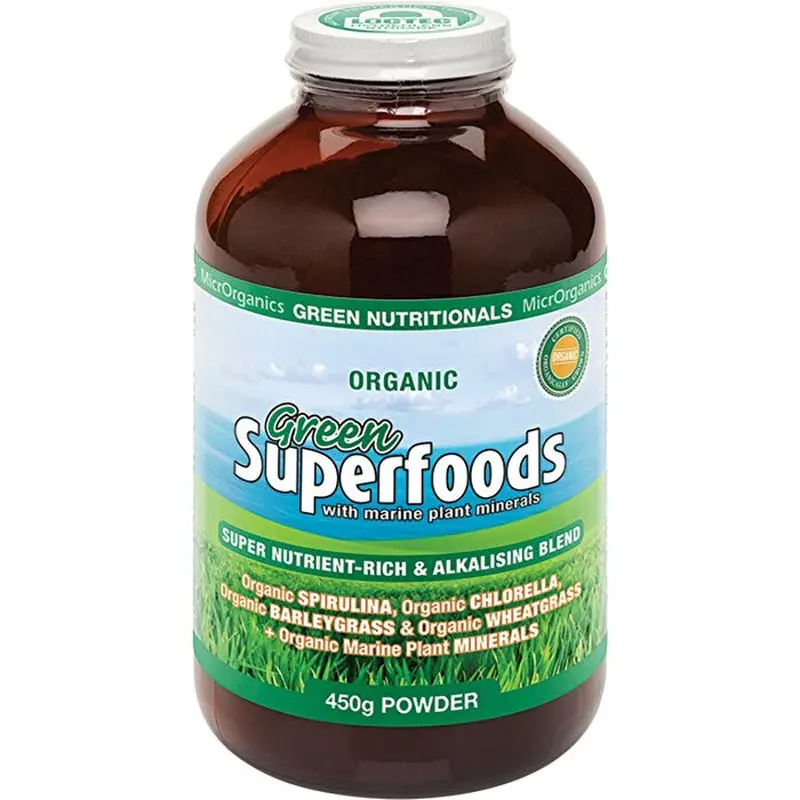 MicrOrganics Green Nutritionals Green Superfoods Powder 450g