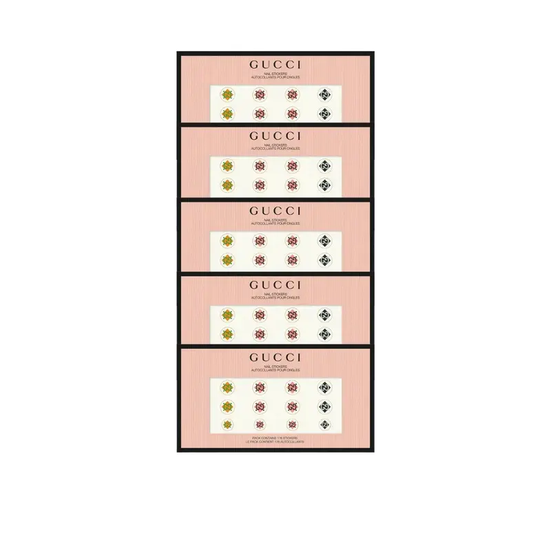 Gucci Limited Edition Nail Art Stickers Set Pack of 5