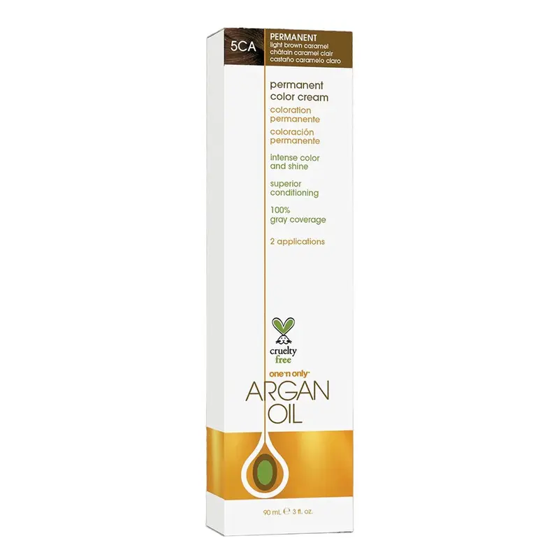 One 'n Only Argan Oil Permanent Hair Color - 5CA Light Brown Caramel