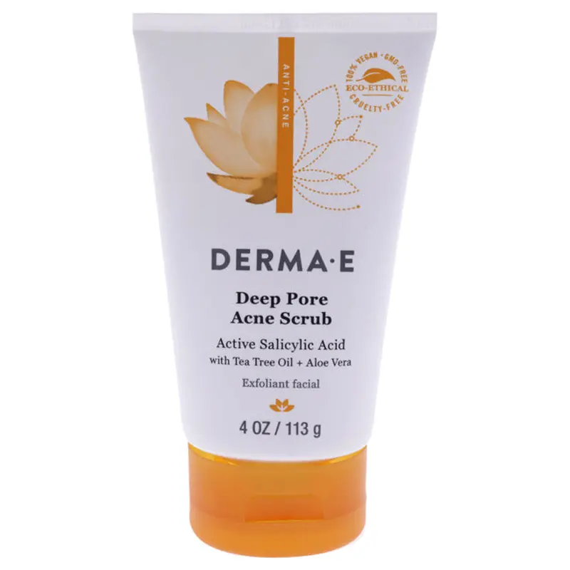 Derma-E Deep Pore Acne Scrub by Derma-E for Unisex - 4 oz Scrub