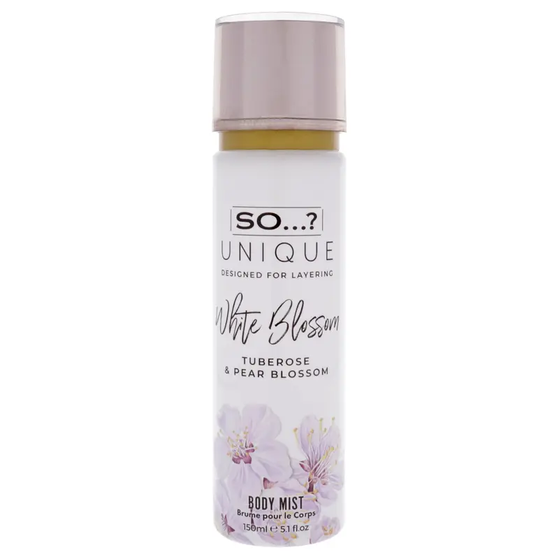 So? Unique Body Mist - White Blossom by So? for Women - 5.1 oz Body Mist