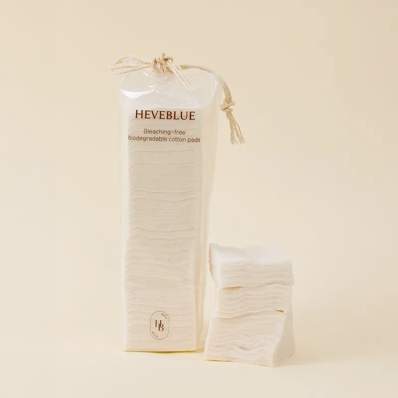 HEVE BLUE Bleaching-free Biodegradable Cotton Pads 70ea