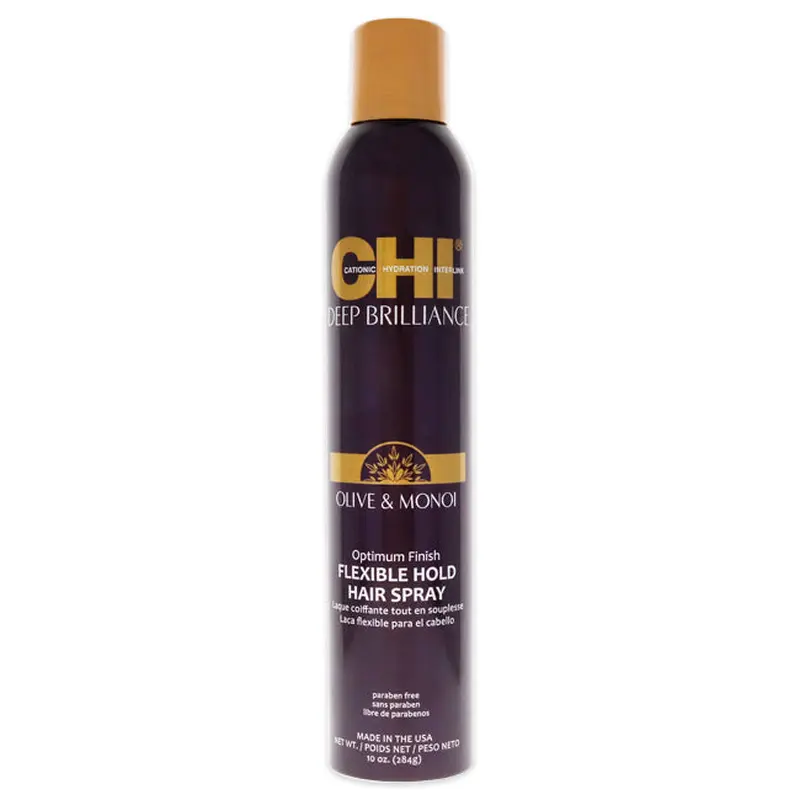 CHI Deep Brilliance Optimum Flexible Hold Hair Spray by CHI for Unisex - 10 oz Hair Spray
