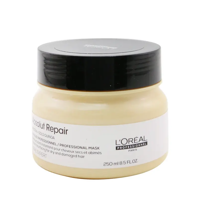 L'Oreal Professionnel Serie Expert - Absolut Repair Gold Quinoa + Protein Instant Resurfacing Mask (For Dry and Damaged Hair)  250ml/8.5oz