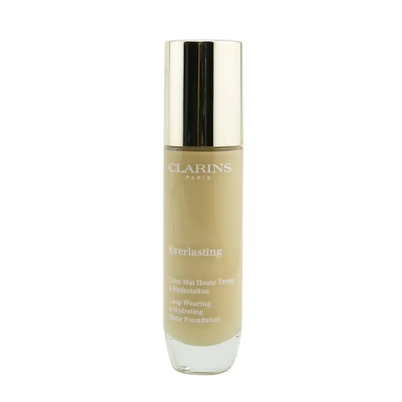 Clarins Everlasting Long Wearing & Hydrating Matte Foundation - # 110N Honey  30ml/1oz