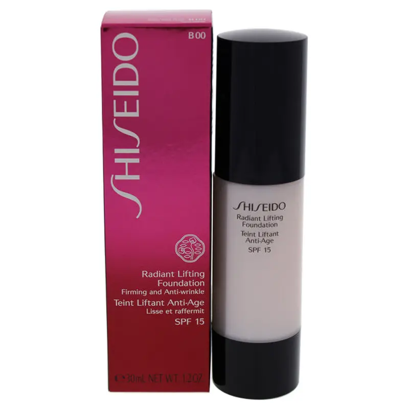 Shiseido Radiant Lifting Foundation SPF 15 - B00 Very Light Beige by Shiseido for Women - 1.2 oz Foundation