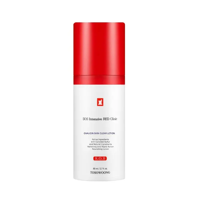 TOSOWOONG SOS Intensive Red Clinic Ovalicin Lotion 80ml