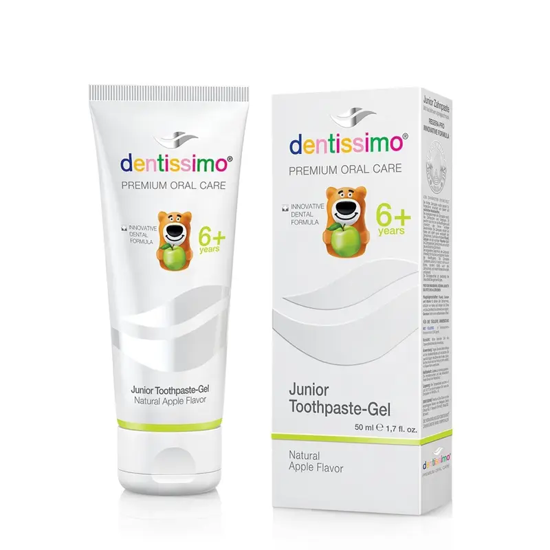 dentissimo Junior 6+ Years Apple Flavor Gel Toothpaste 1pc (50ml)  50ml