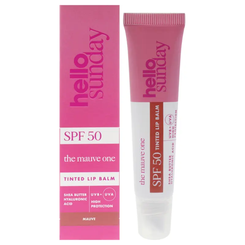 Hello Sunday The Mauve One Tinted Lip Balm SPF 50 by Hello Sunday for Women - 0.5 oz Lip Balm