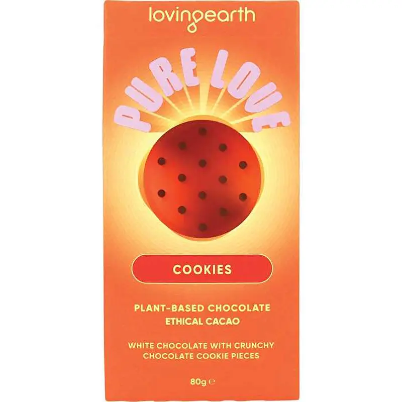 Loving Earth Cookies White Chocolate 11x80g