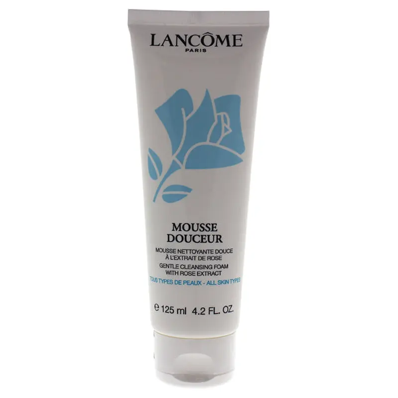 Lancome Mousse Douceur Gentle Cleansing Foam With Rose Extract by Lancome for Women - 4.2 oz Cleanser