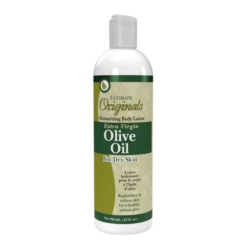 Africa's Best Ultimate Originals Moisturizing Body Lotion with Extra Virgin Olive Oil Lotion for Dry Skin- 12 oz