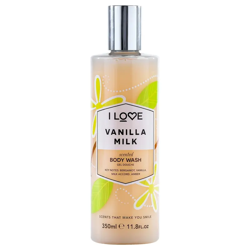 I Love Cosmetics Scented Body Wash - Vanilla Milk by I Love Cosmetics for Women - 11.8 oz Body Wash