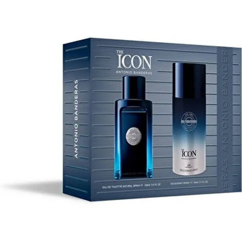 Antonio Banderas The Icon Man Set Eau De Toilette & Deodorant Spray150ml 100ml