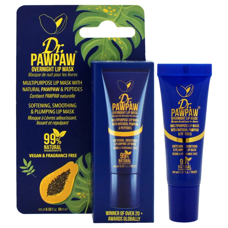 Dr. PawPaw Overnight Lip Mask by Dr. PawPaw for Women - 0.34 oz Mask