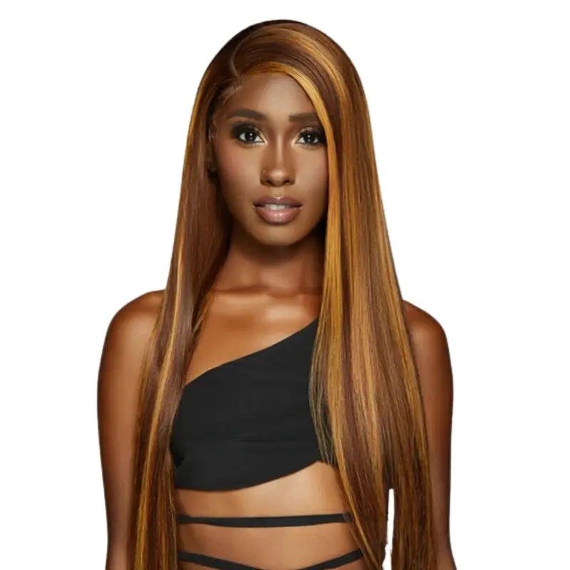 Rio 100% Brazilian Unprocessed Virgin Human Hair 13X6 4D CAP Glueless Wig - Yonce Brown