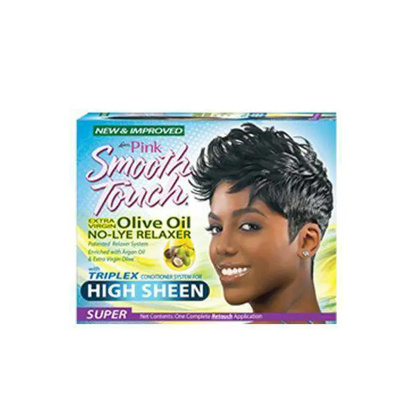 Pink Smooth Touch New Growth Relaxer Kit - Super