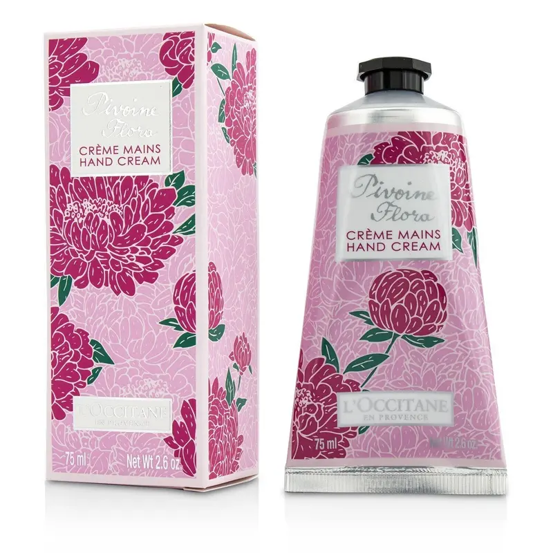 L'Occitane Pivoine Flora Hand Cream (New Packaging)  75ml/2.6oz