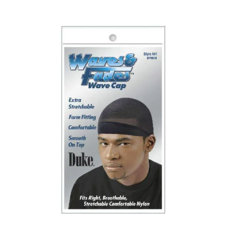 Duke Waves & Fades Wave Cap #441 Black