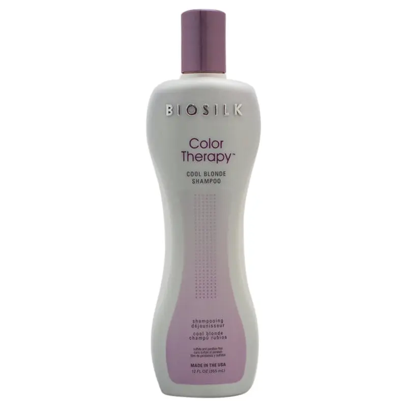 Biosilk Color Therapy Cool Blonde Shampoo by Biosilk for Unisex - 12 oz Shampoo