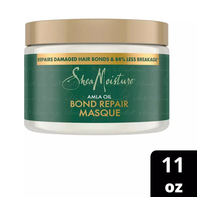 Shea Moisture Alma Oil Bond Repair Hair Masque Restorative HydroPlex Infusion - 11 oz