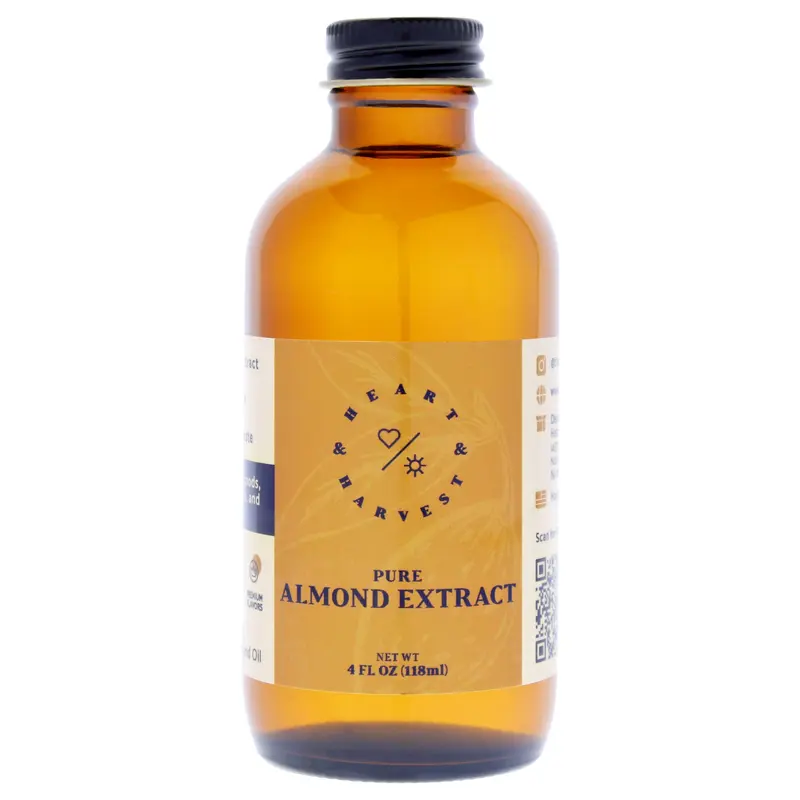 Heart & Harvest Pure Extract - Almond by Heart & Harvest for Unisex - 4 oz Extract