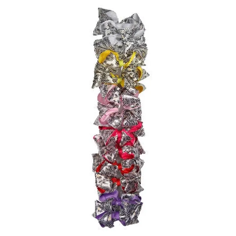 12 Large Cheer/Dance Clip On Ribbons - Assorted #7627