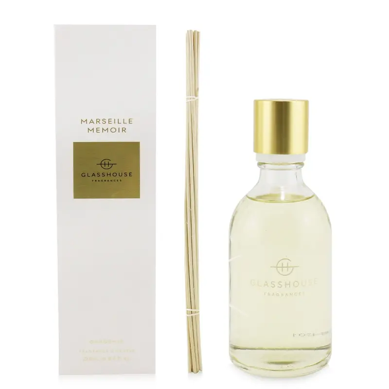 Glasshouse Diffuser - Marseille Memoir (Gardenia)  250ml/8.4oz