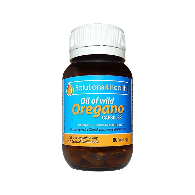 Solutions 4 Health Oil of Wild Oregano Capsules 60vc
