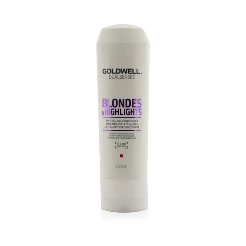 Goldwell Dual Senses Blondes & Highlights Anti-Yellow Conditioner (Luminosity For Blonde Hair) 200ml/6.8oz