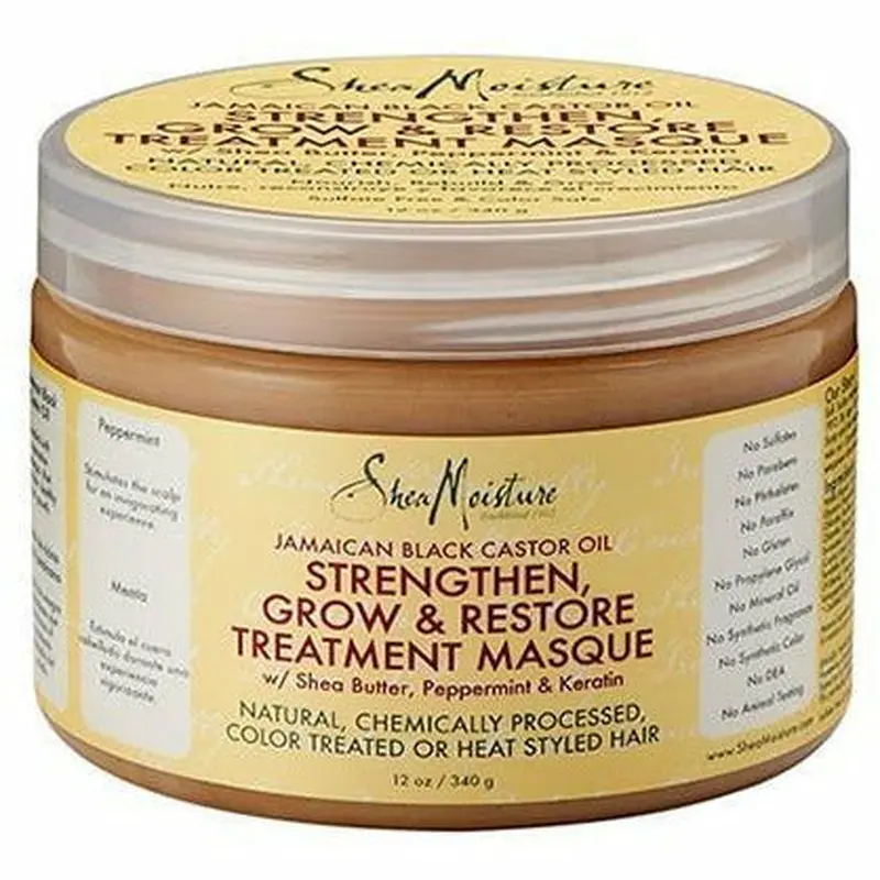 Shea Moisture: Jamaican Black Castor Oil Treatment Masque 12oz