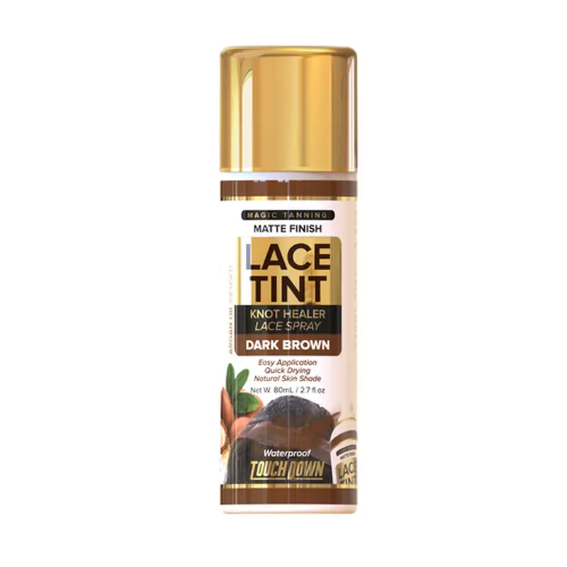 Touch Down Lace Tint Knot Healer Lace Spray - Dark Brown