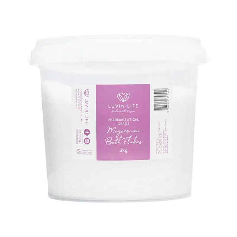 Luvin Life Luvin' Life Magnesium Bath Flakes Pharmaceutical Grade 3kg
