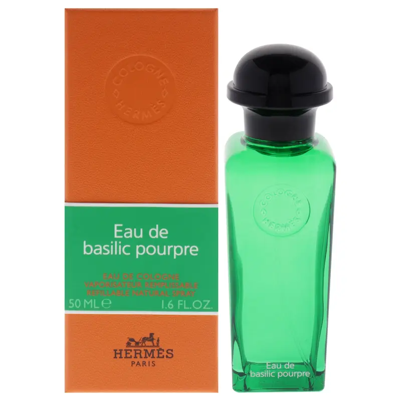 Hermes Eau de Basilic Pourpre by Hermes for Women - 1.6 oz EDC Spray (Refillable)